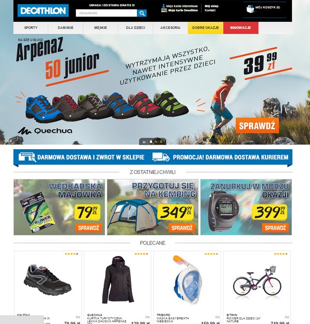 Kod promocyjny Decathlon, promocje do 70 Styczeń 2020 ⇒