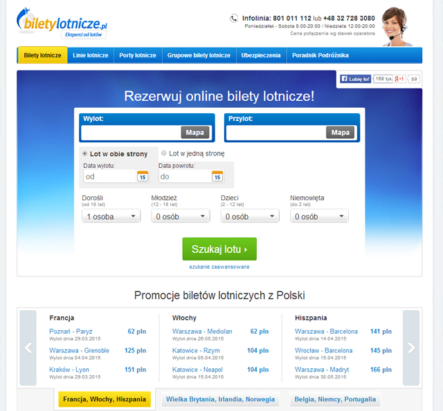 Sklep BiletyLotnicze.pl