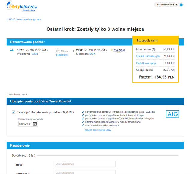 BiletyLotnicze.pl kod rabatowy