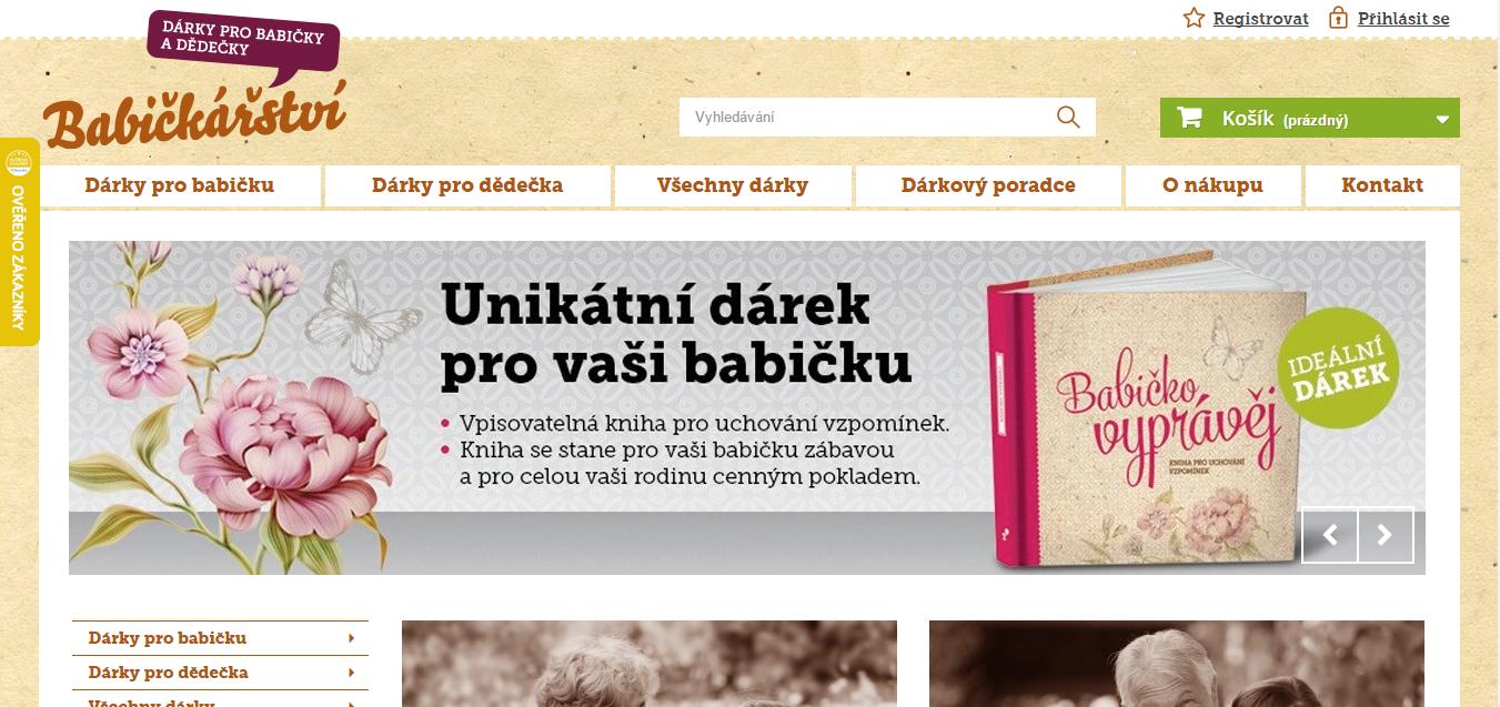 babičkářství slevový kupon