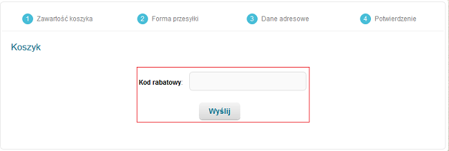 dmuchane kod rabatowy