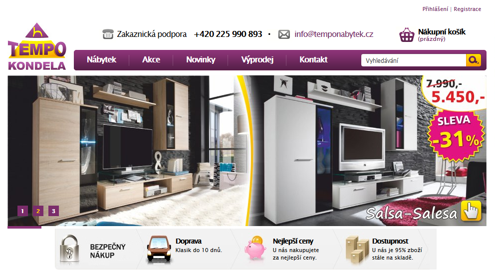 Tempo Nábytek sleva
