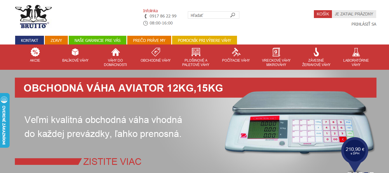 digitalne vahy sleva