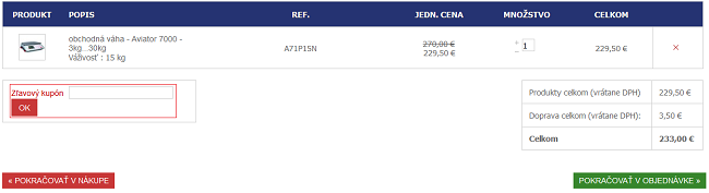 digitalne vahy slevový kod