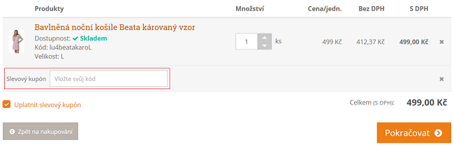 Prádlo Markéta slevový kód