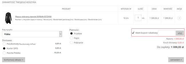 dorjan.pl kod rabatowy