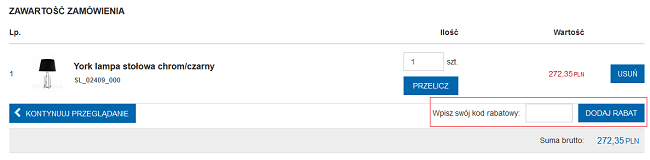 miviena kod rabatowy